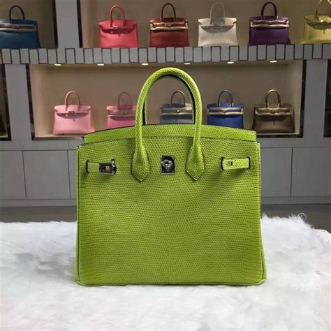 hermes birkin green lizard replica|hermes birkin heat stamp.